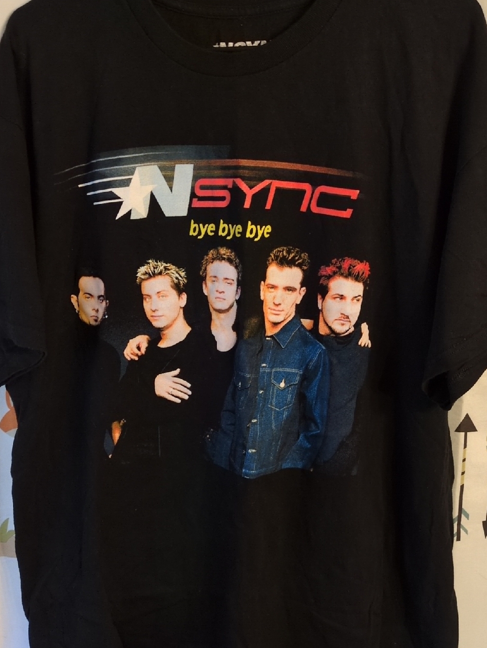 Black Graphic Tee - Bye Bye Bye